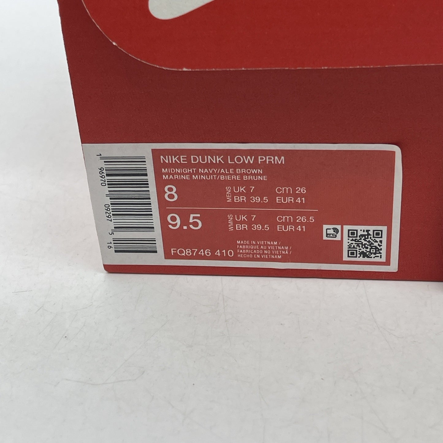 Size 8 - Nike Dunk Low Tweed Corduroy (FQ8746-410)