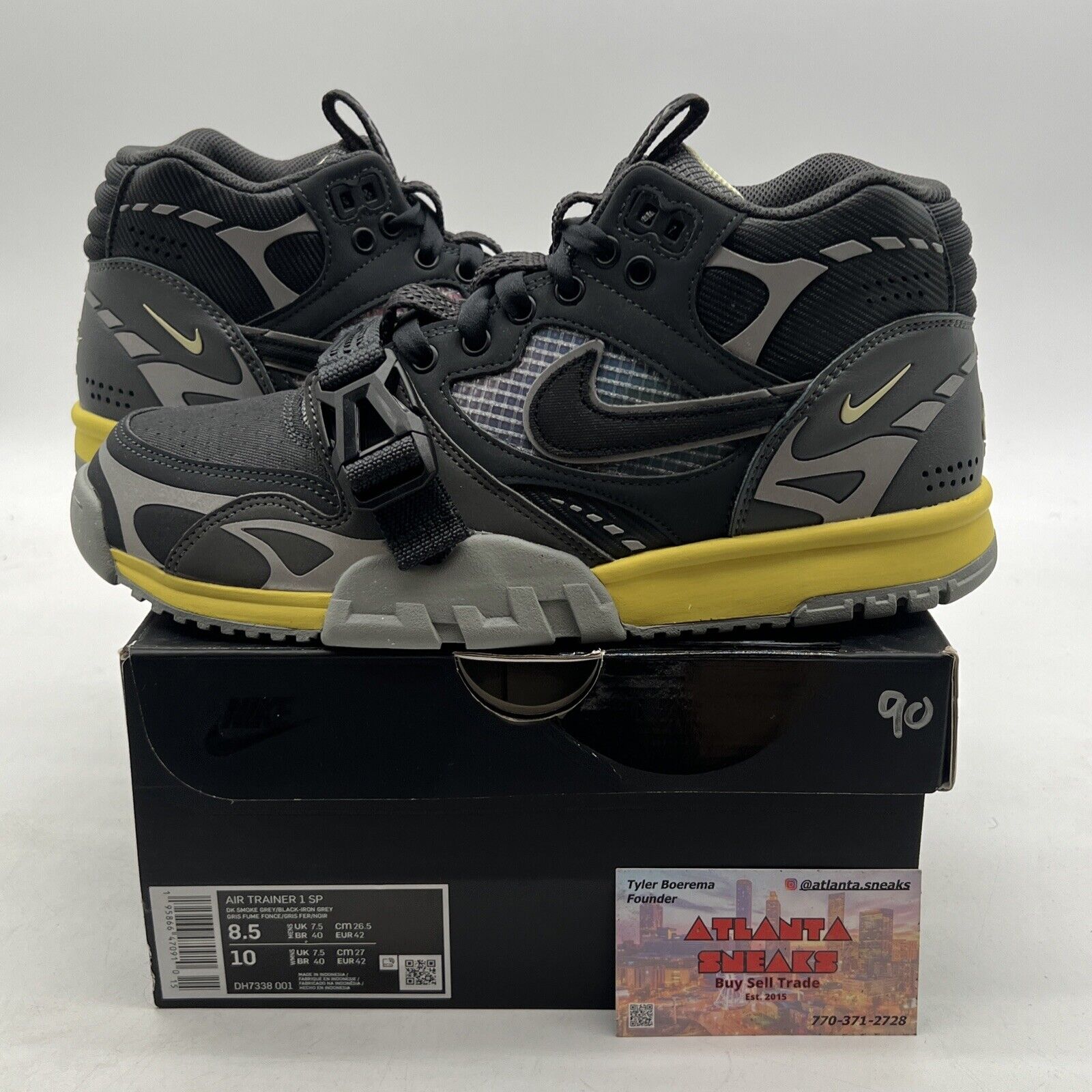 Size 8.5 - Nike Air Trainer 1 Utility Dark Smoke Grey (DH7338-001)