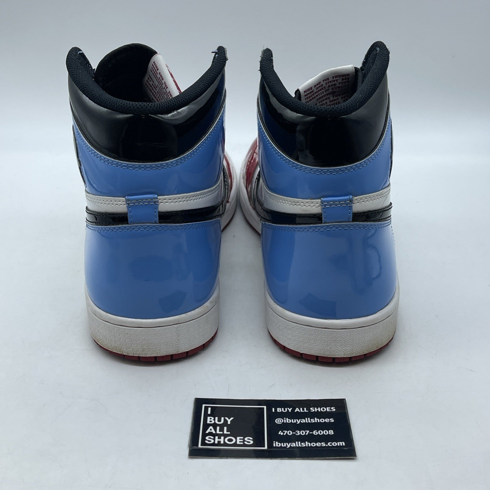 Size 14 - Jordan 1 Retro OG High Fearless Blue Red Black Leather (CK5666-100)