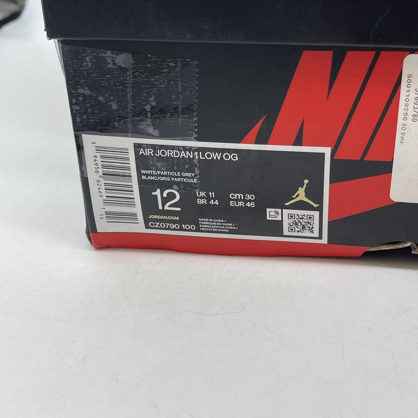 Size 12 - Air Jordan 1 Low OG Neutral Gray (CZ0790-100)