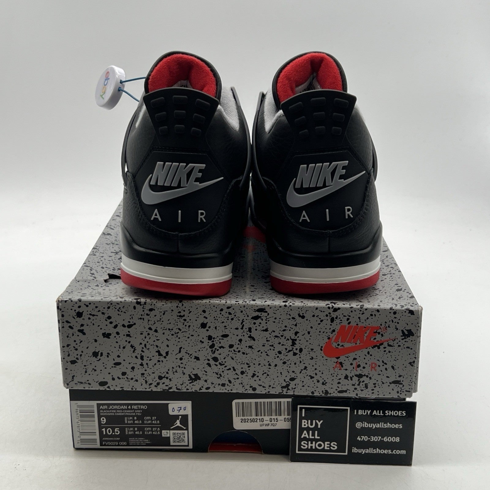 Size 9 - Air Jordan 4 Retro Bred Reimagined (FV5029-006)