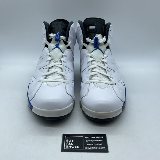 Size 14 - Air Jordan 6 Retro 2014 Sport Blue (384664-107)