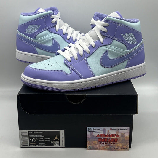 Size 10.5 - Jordan 1 Mid Purple Brand New Og All