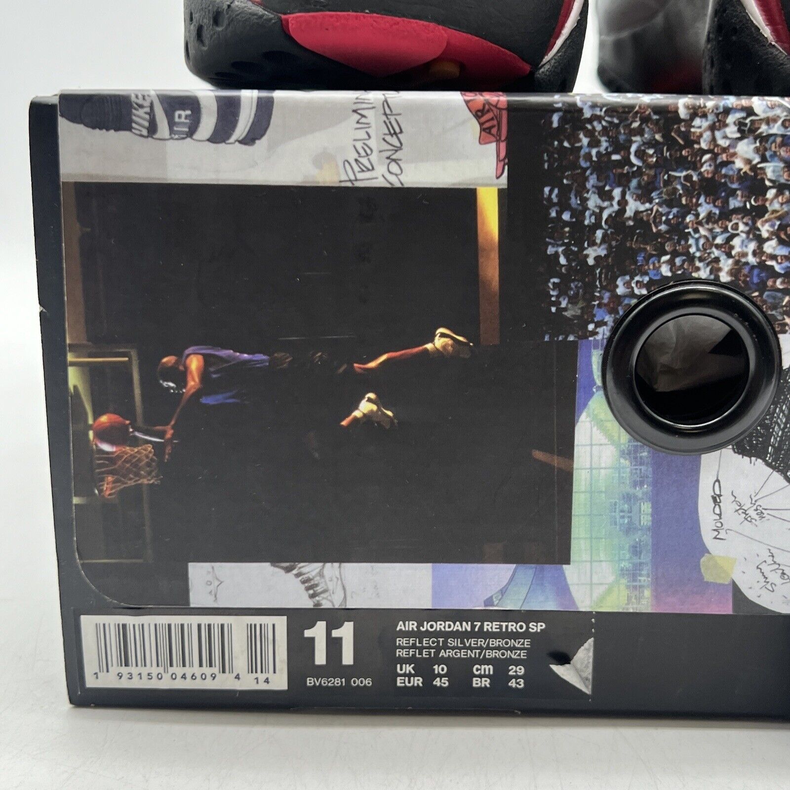 Size 11 - Air Jordan 7 Retro SP Reflections Of A Champion Grey Red (BV6281-006)