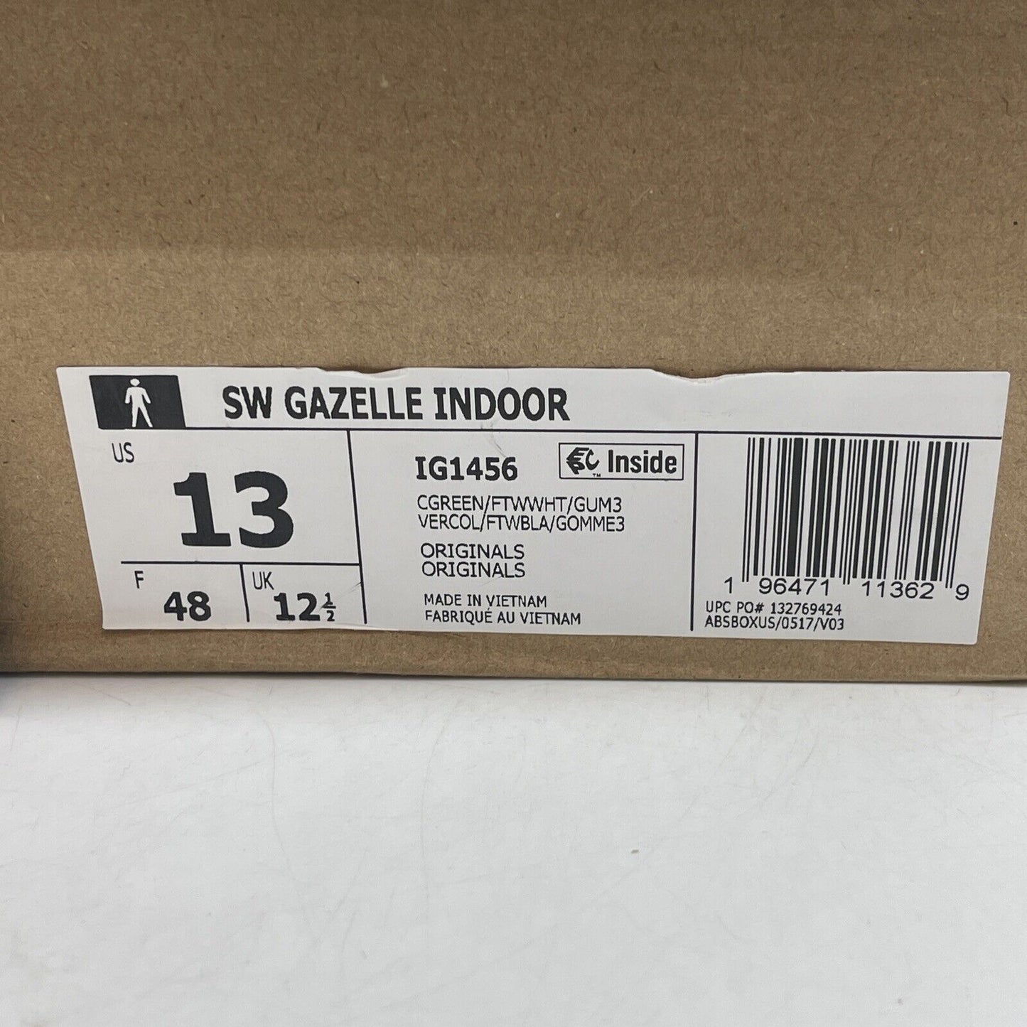 Size 13 - adidas Sean Wotherspoon x Gazelle Indoor Green Hemp Green (IG1456)