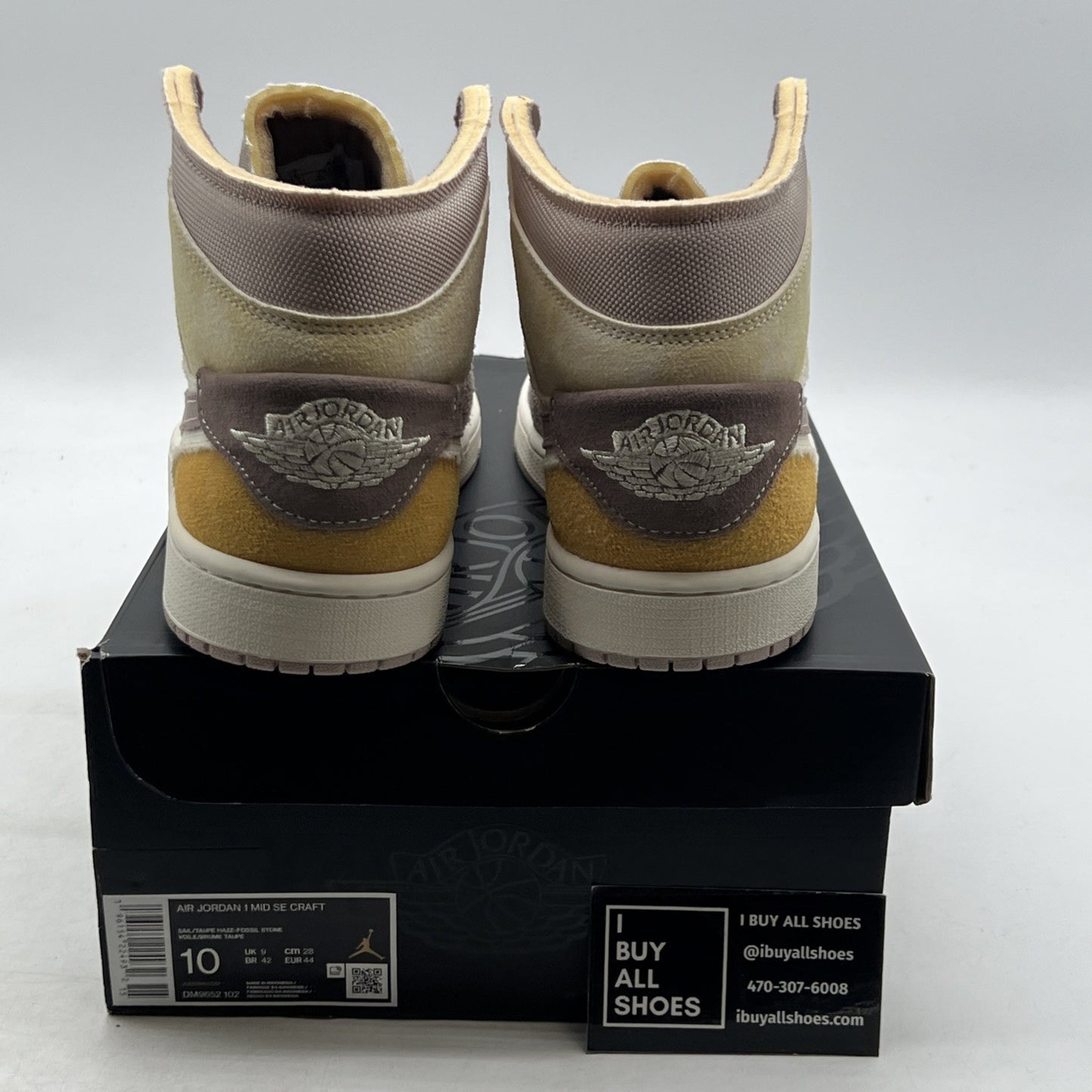 Size 10 - Air Jordan 1 Mid SE Craft Inside Out (DM9652-102)