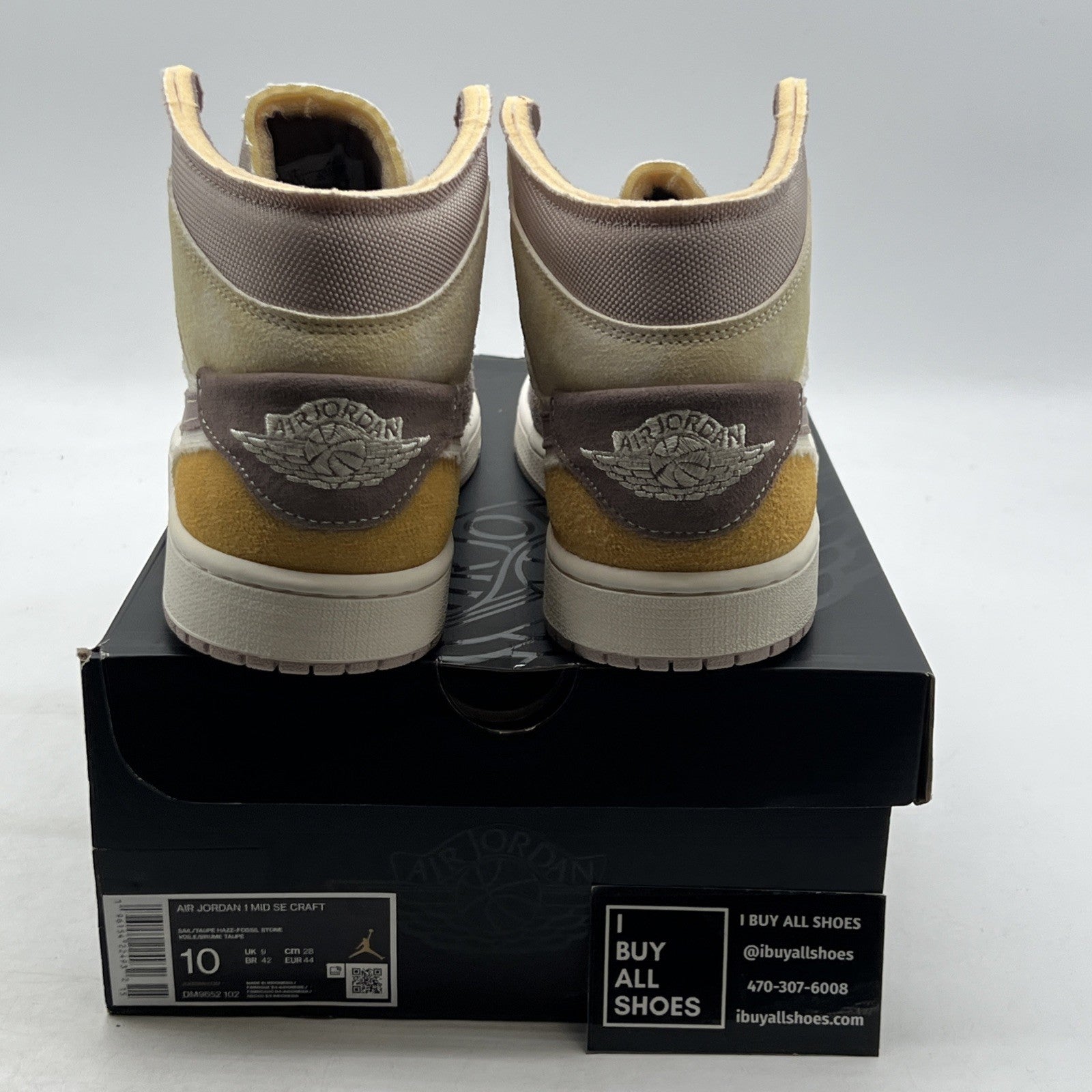 Size 10 - Air Jordan 1 Mid SE Craft Inside Out (DM9652-102)