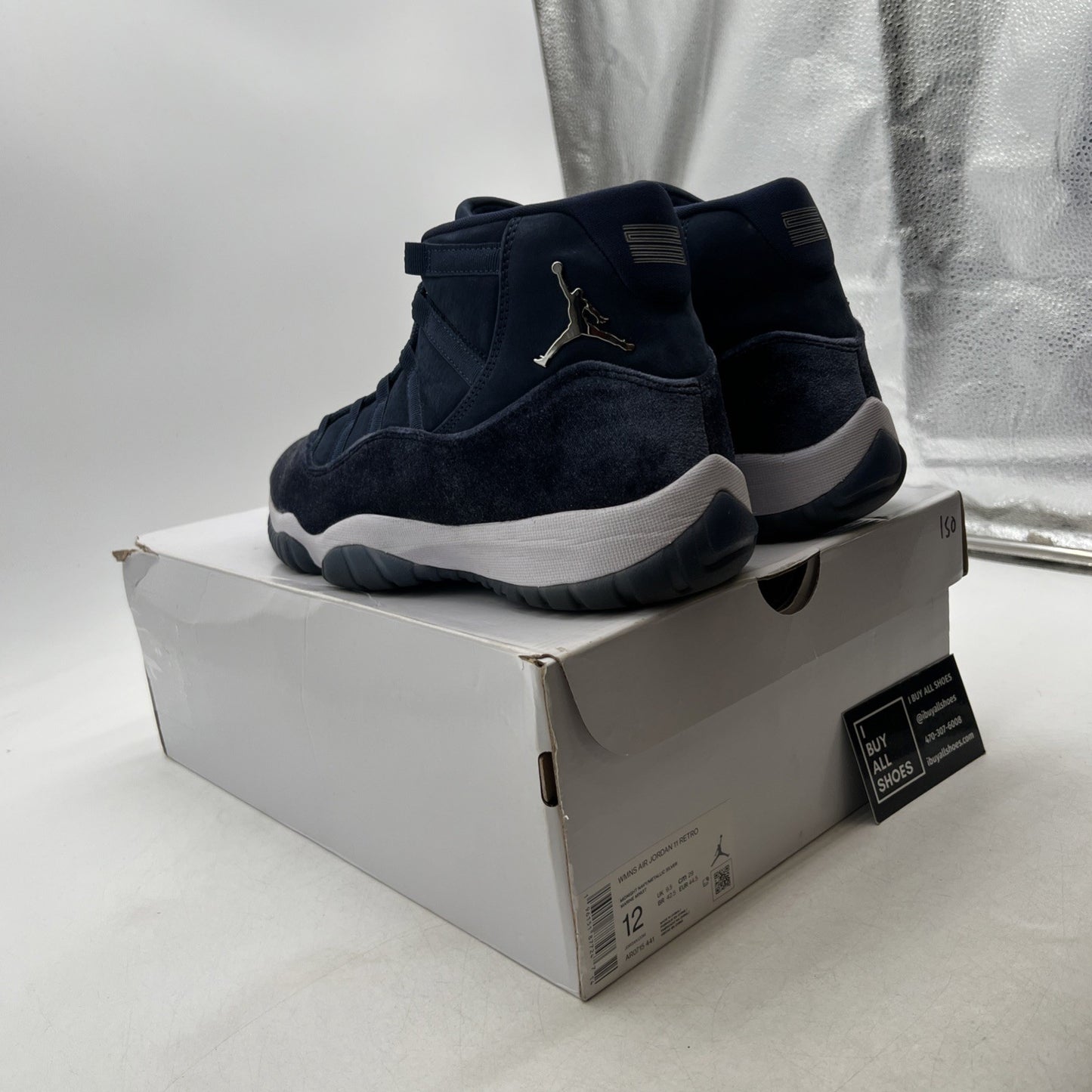 Size 12 - Air Jordan 11 Midnight Navy Velvet 2022 (AR0715-441)
