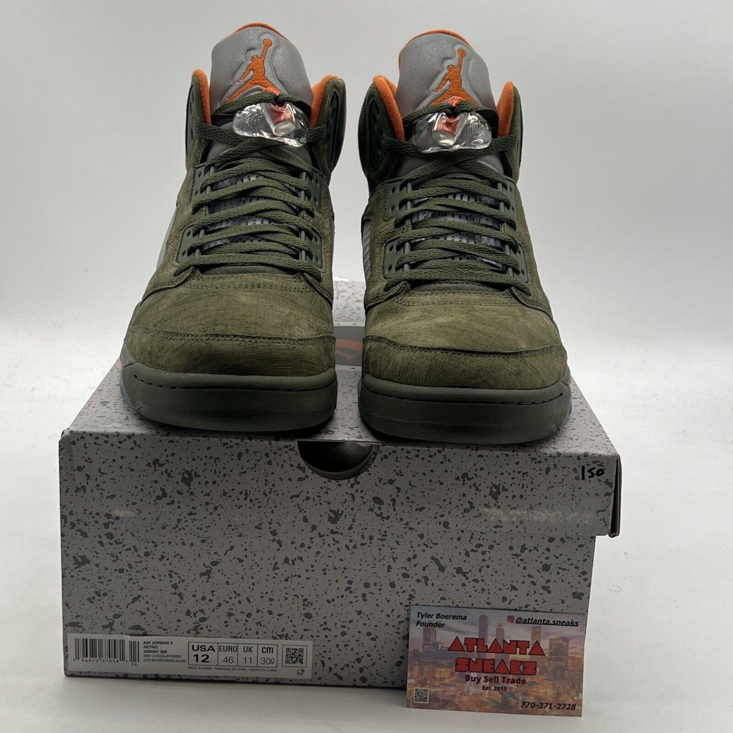 Size 12 - Air Jordan 5 Retro 2024 Olive (DD0587-308)