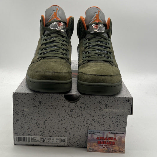 Size 12 - Air Jordan 5 Retro 2024 Olive (DD0587-308)