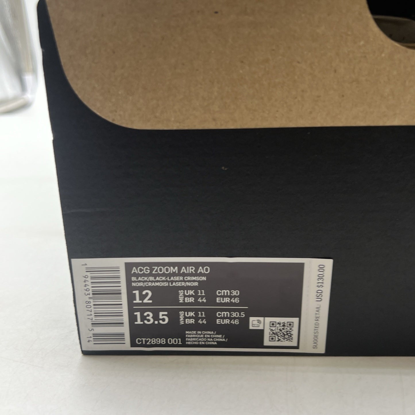 Size 12 - Nike ACG Zoom Air AO Black Laser Crimson (CT2898-001)