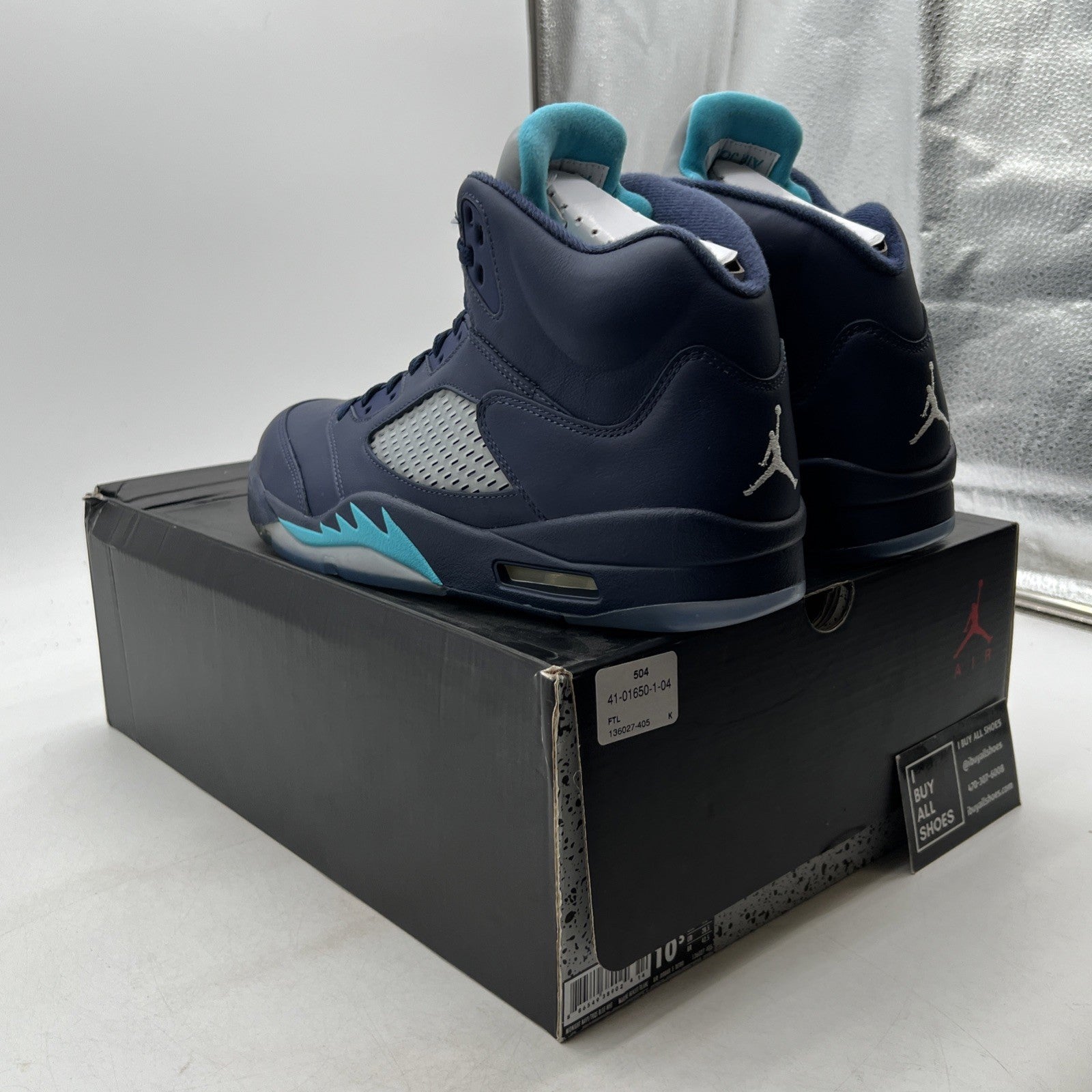 Size 10.5 - Air Jordan 5 Retro Pre-Grape (136027-405)