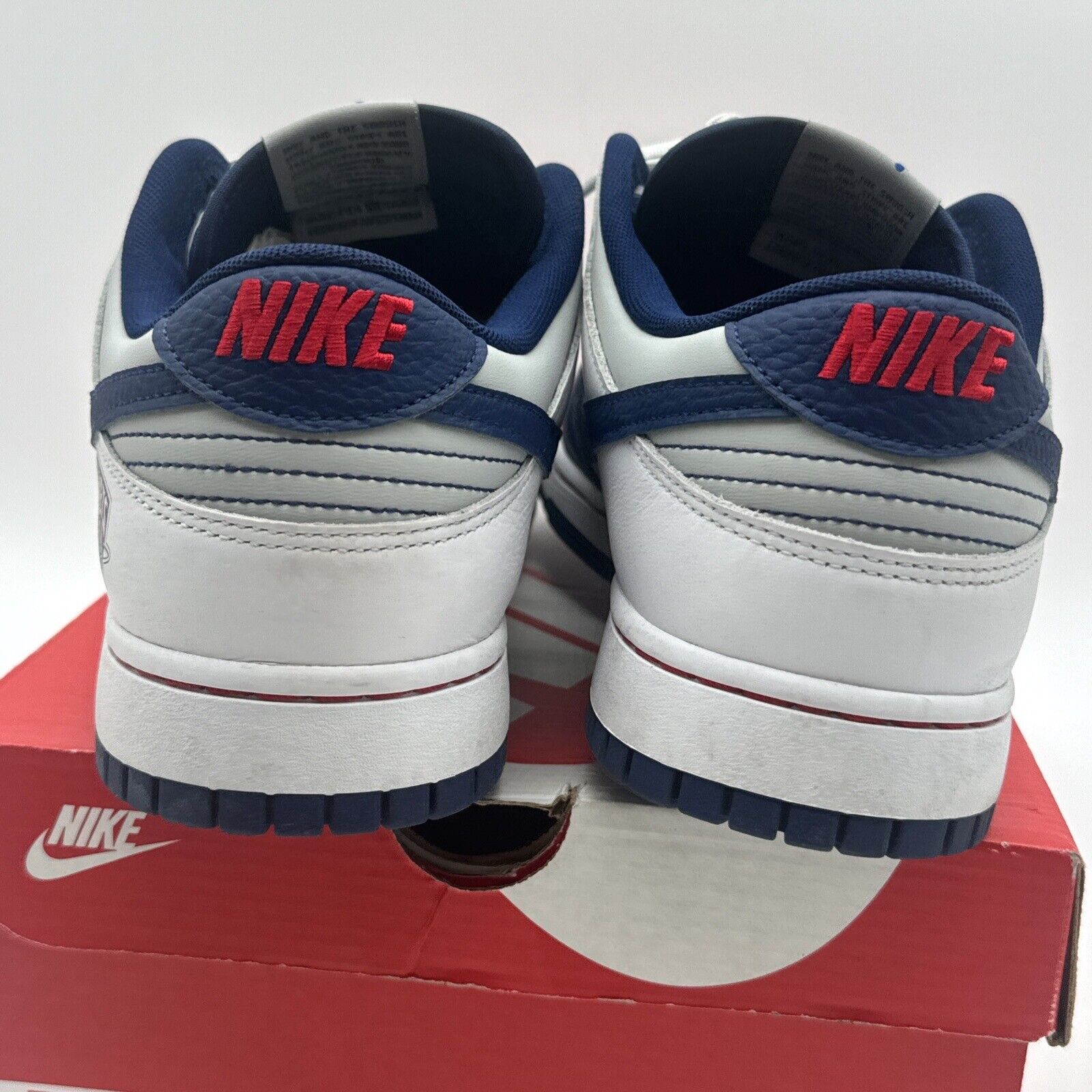 Size 13 - Nike Dunk Low EMB x NBA 75th Anniversary - Brooklyn Nets 2021 Navy Gre