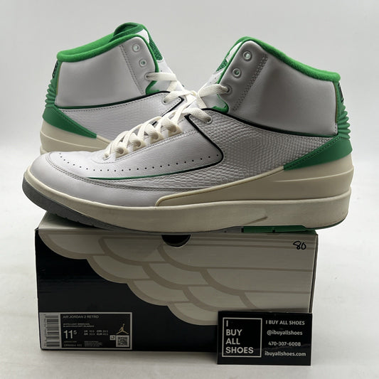 Size 11.5 - Air Jordan 2 Retro Lucky Green (DR8884-103)