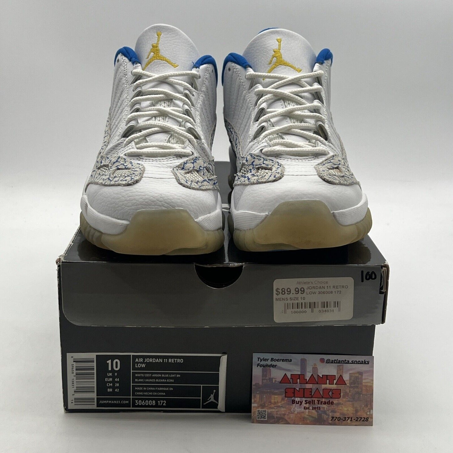Size 10 - Air Jordan 11 Retro Low IE (306008-172)