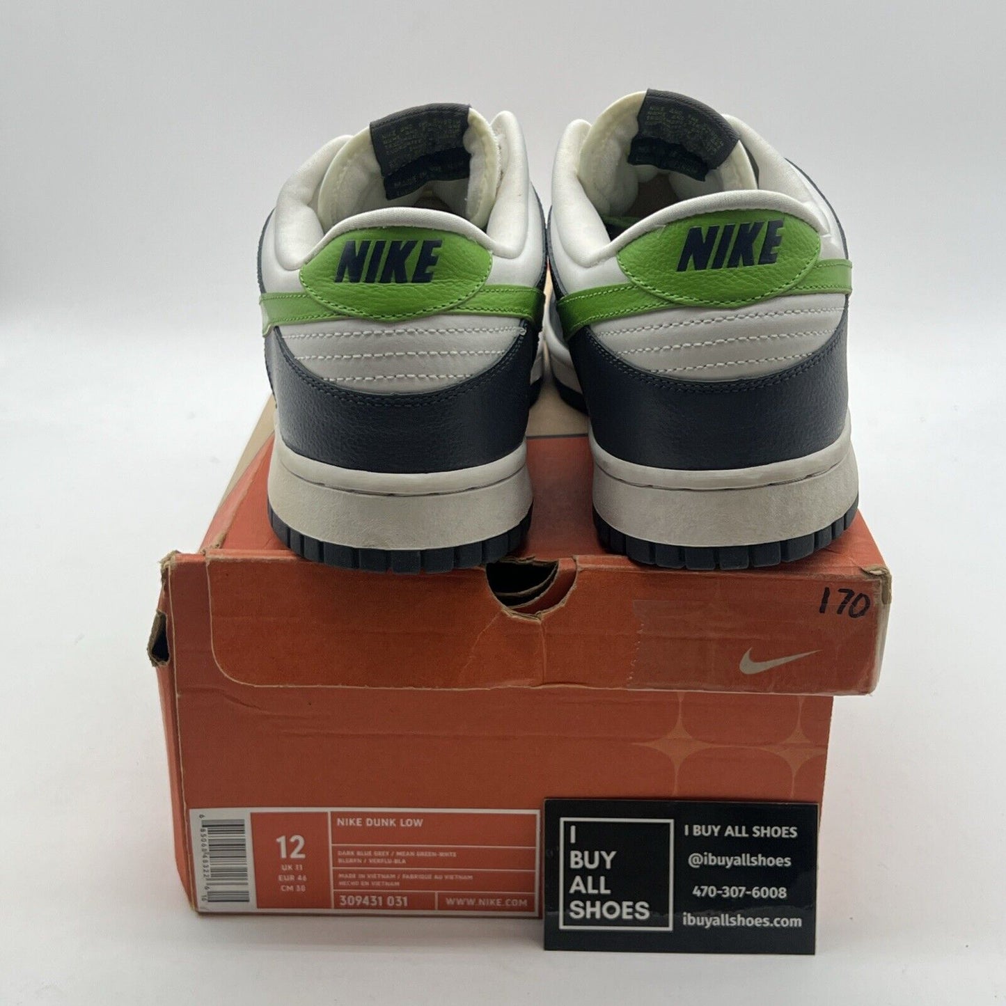 Size 12 - Nike Dunk Low Blue - (309431-031)