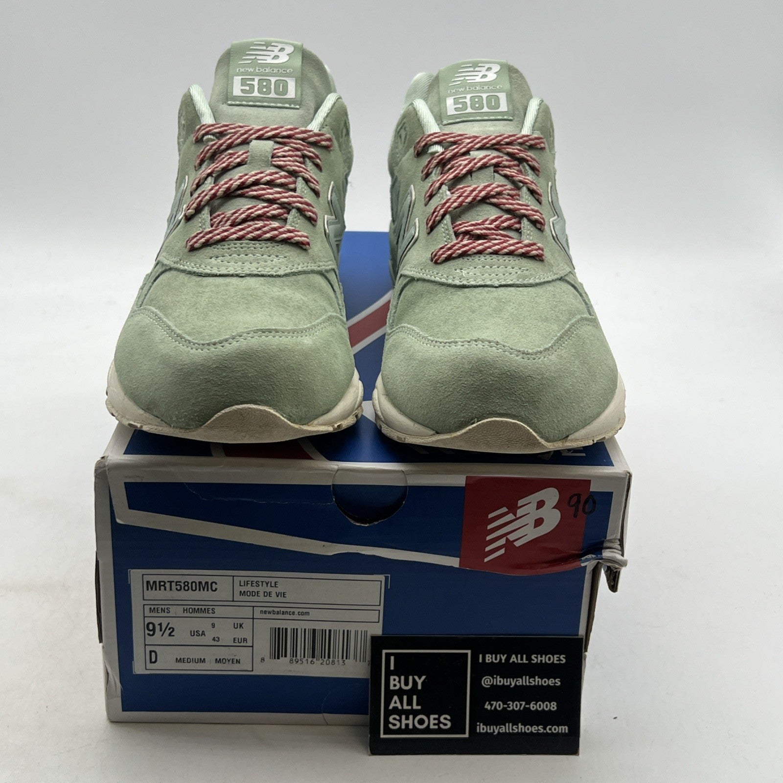 Size 9.5 - New Balance 580 Mint - (MRT580MC)