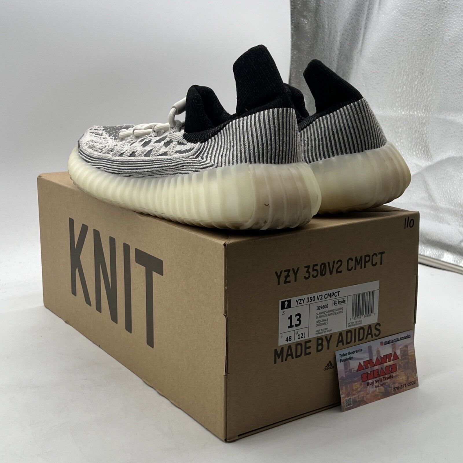Size 13 - adidas Yeezy Boost 350 V2 CMPCT Panda (IG9608)