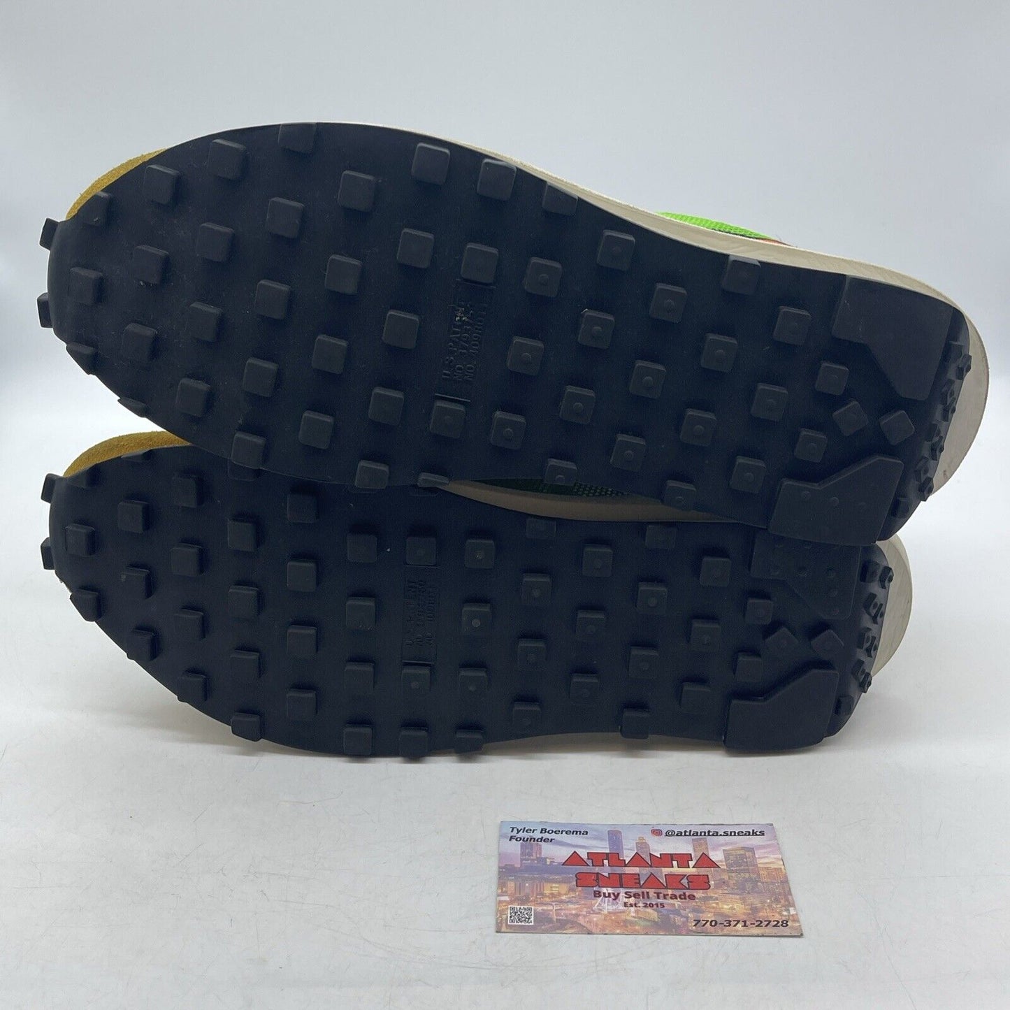 Size 10.5 - Nike sacai x LDWaffle Green Gusto Yellow Orange Black (BV0073-300)