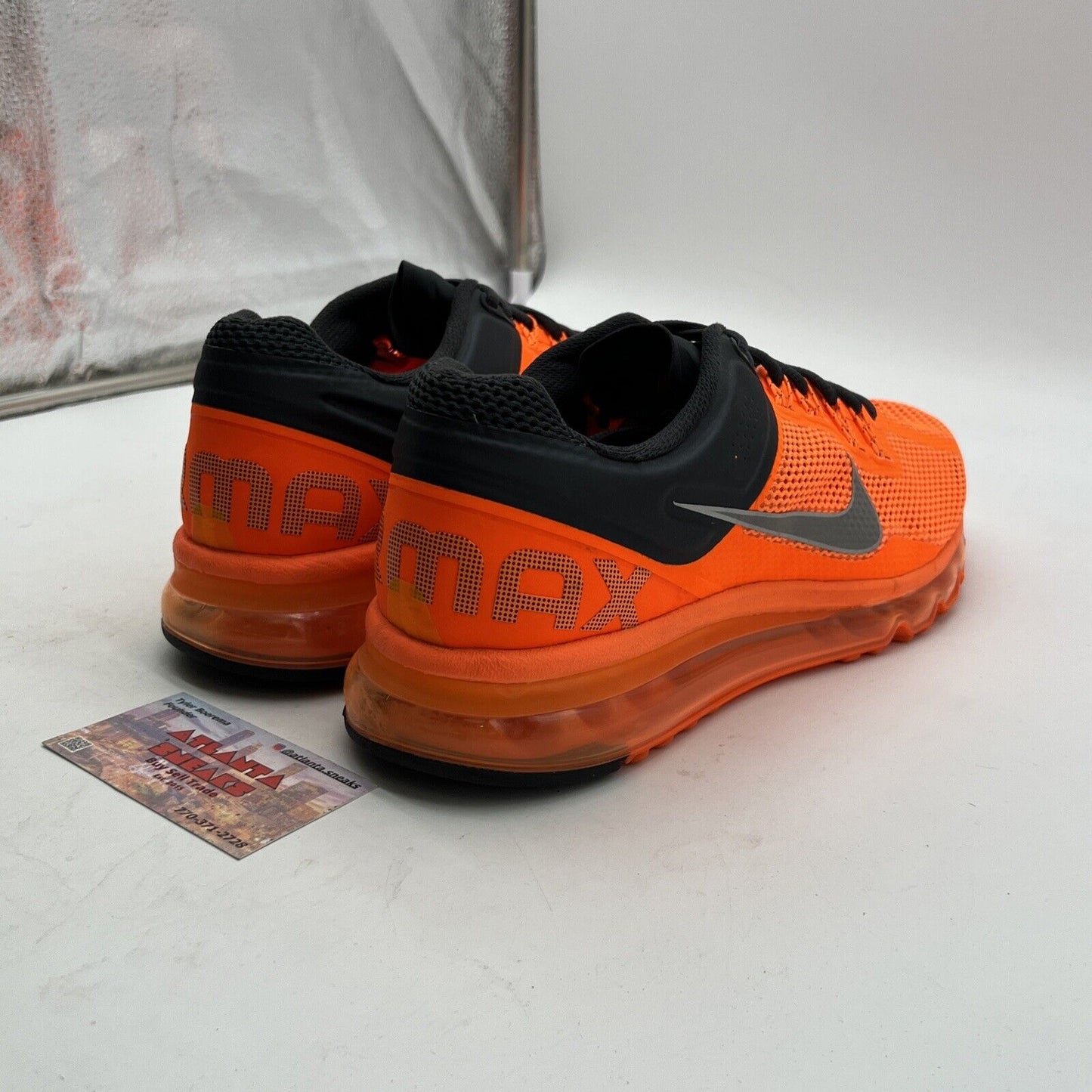 Size 11 - Nike Air Max 2013 ORANGE Black (554886-800)