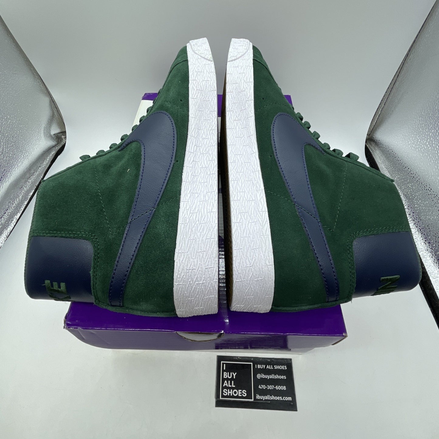 Size 13 - Nike Zoom Blazer SB Mid Noble Green (864349-302)