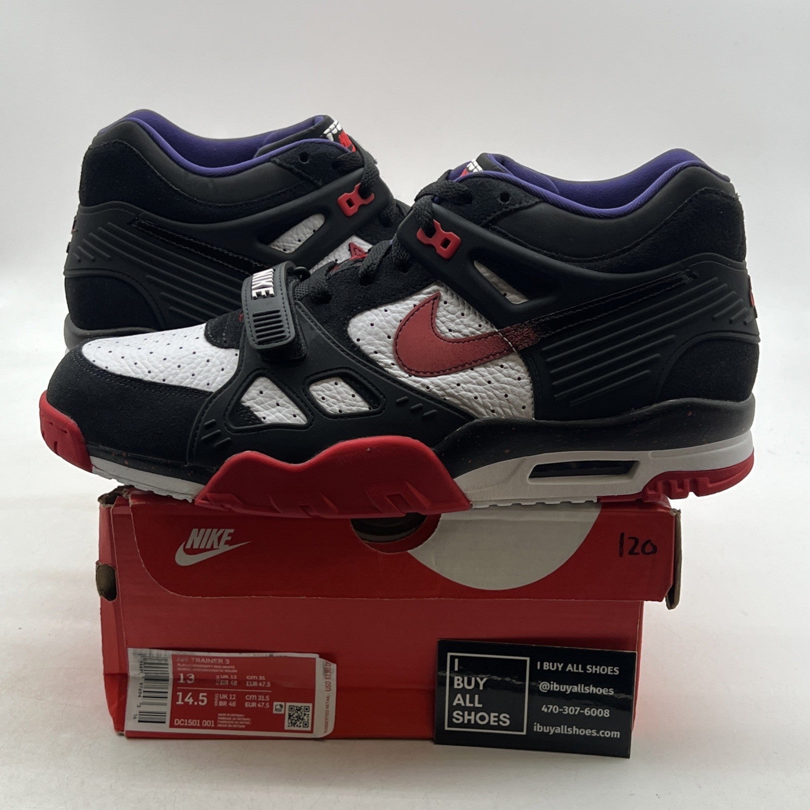 Size 13 - Nike Air Max Trainer 3 Dracula (DC1501-001)