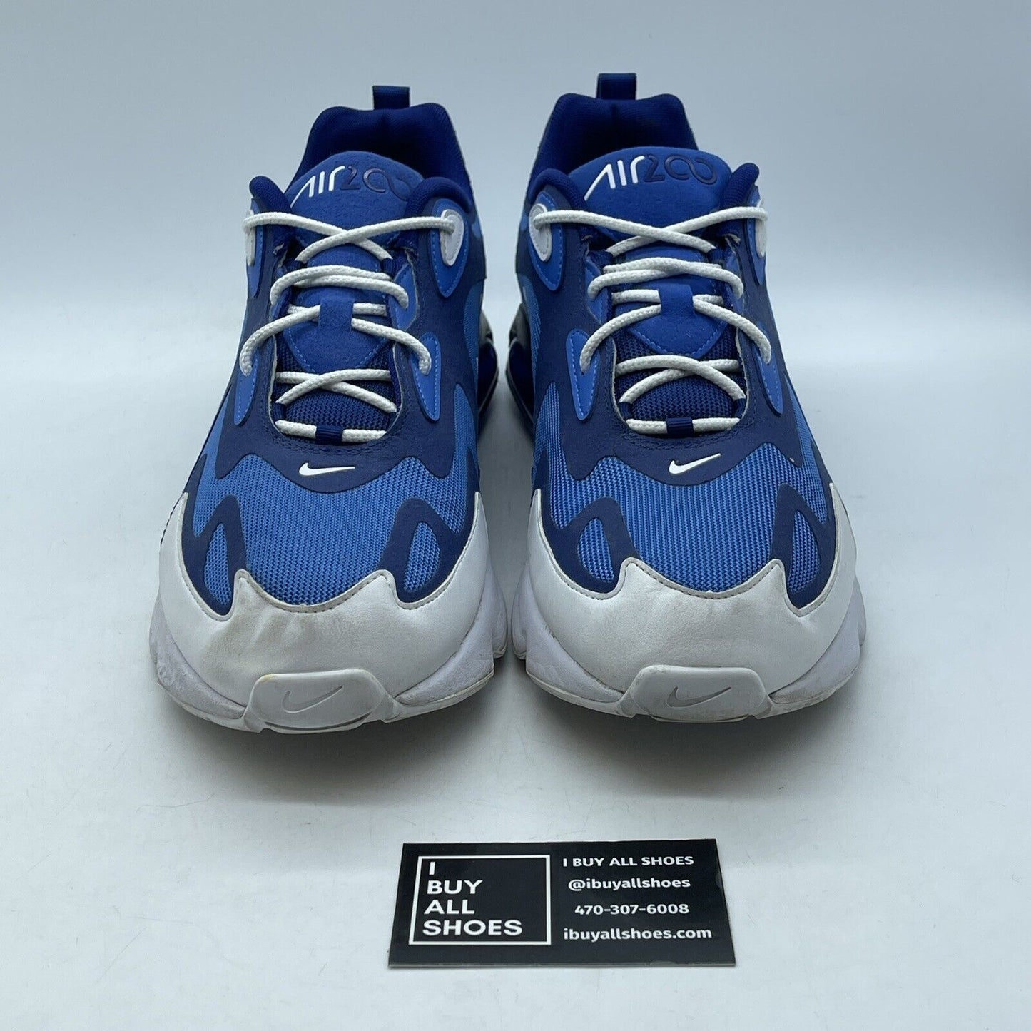 Size 13 - Nike Air Max 200 Pacific Blue White Suede Leather (AQ2568-400)