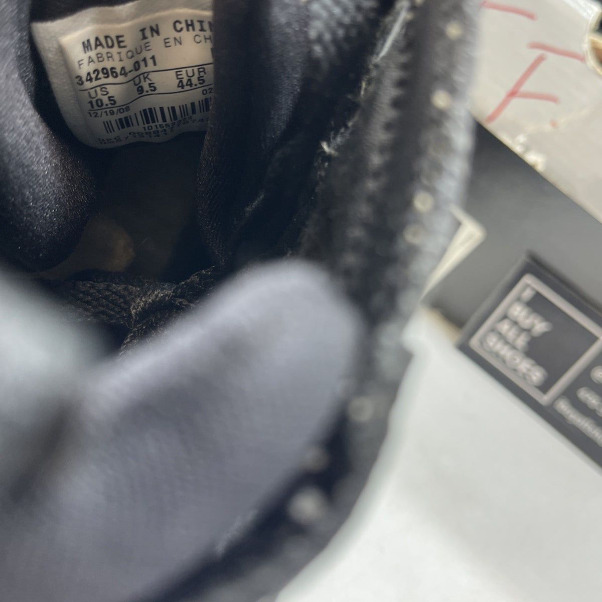 Size 10.5 - Air Jordan True Flight Black (342964-011)