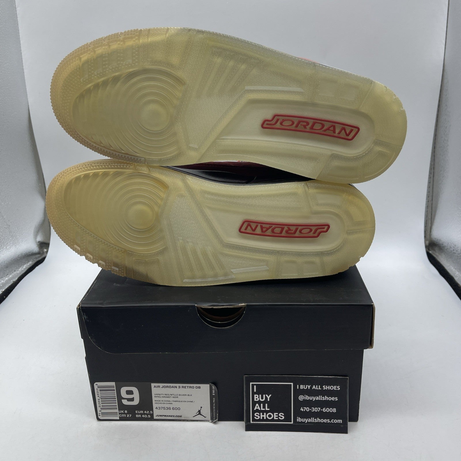 Size 9 - Air Jordan 3 Retro 2013 Doernbecher (437536-600)