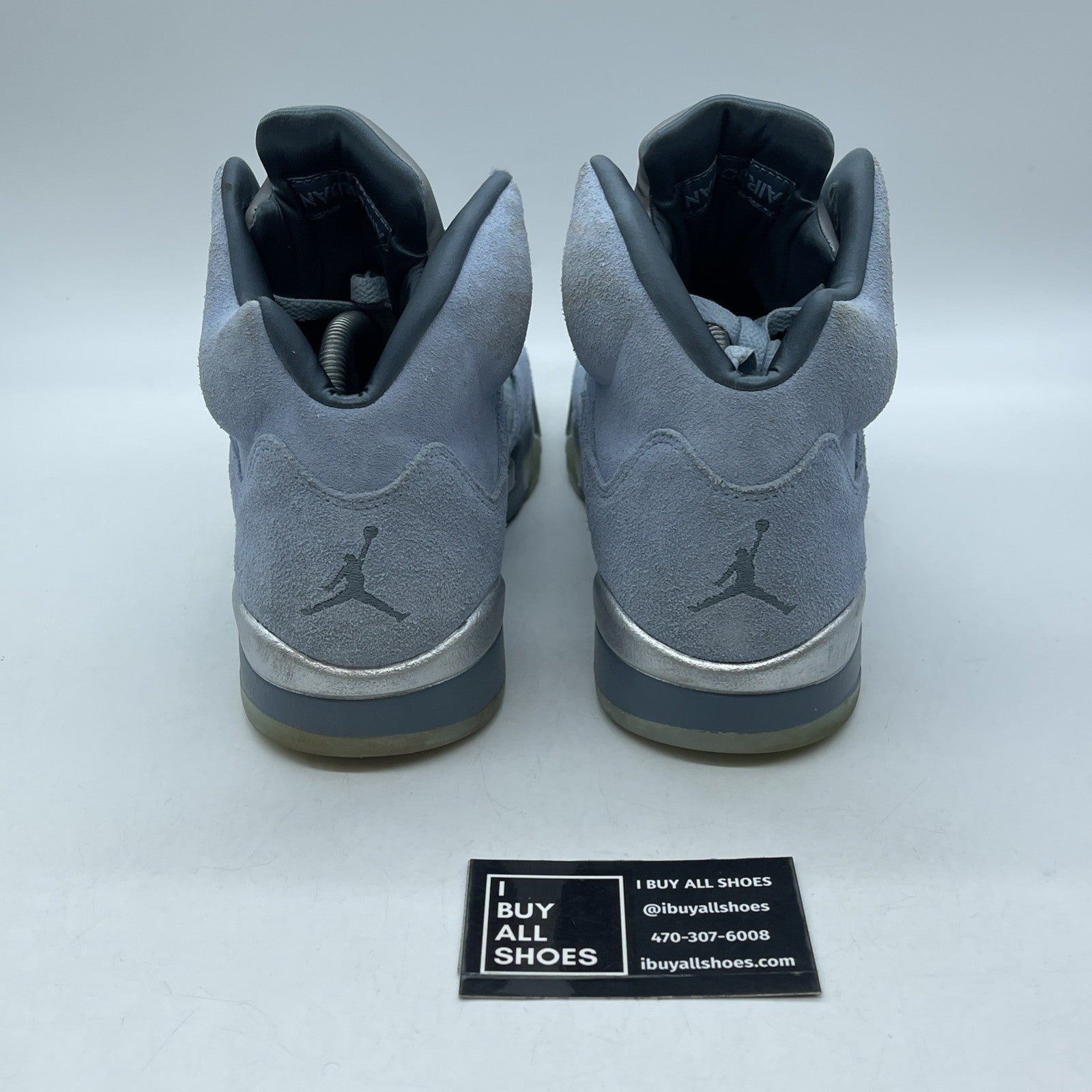 Size 12W - Air Jordan 5 Retro Blue Bird Silver Suede (DD9336-400)