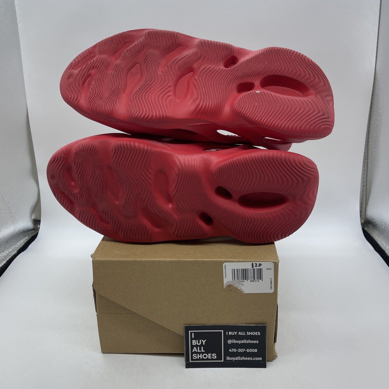 Size 9 - adidas Yeezy Foam Runner Vermillion (GW3355)