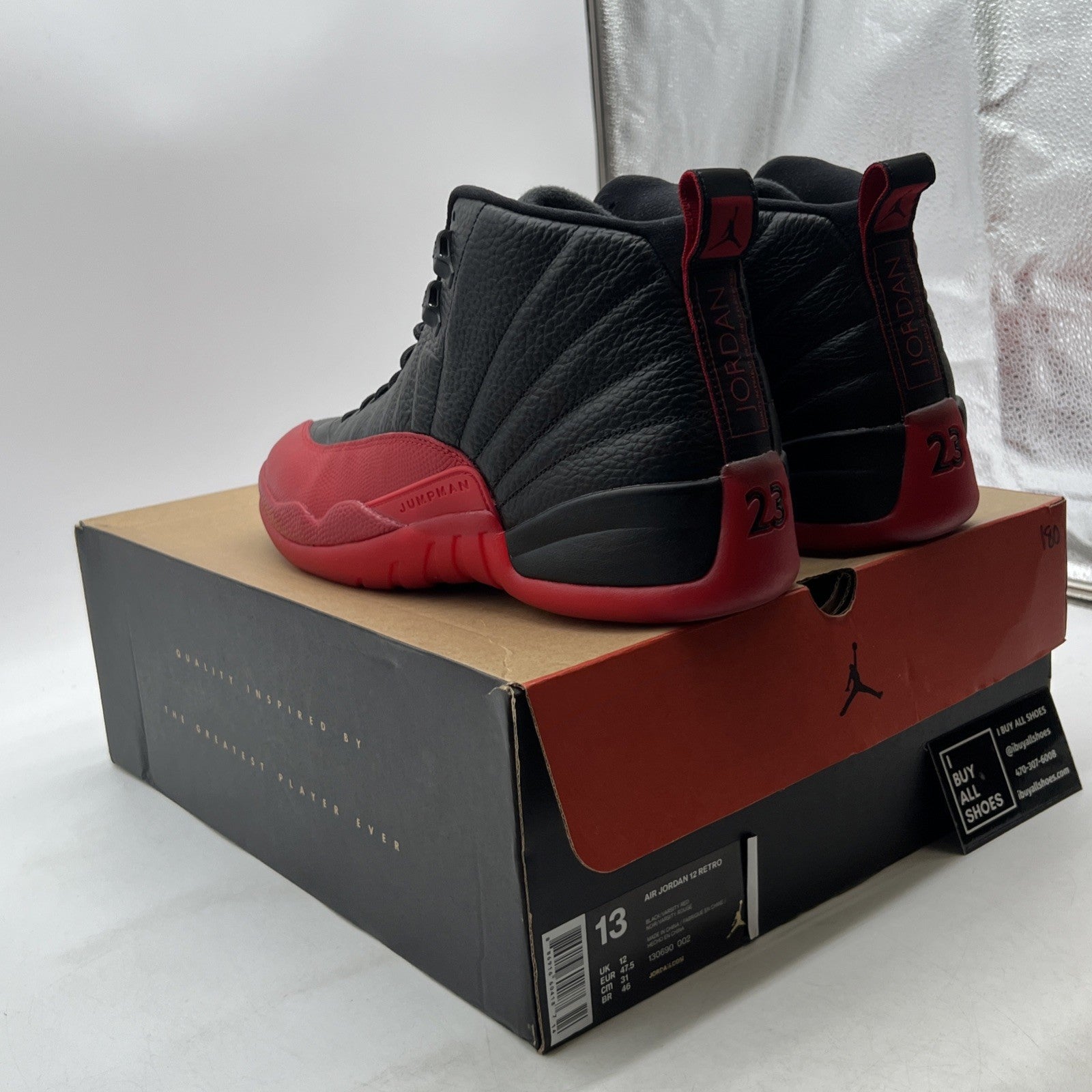 Size 13 - Air Jordan 12 Retro Mid Flu Game (130690-002)