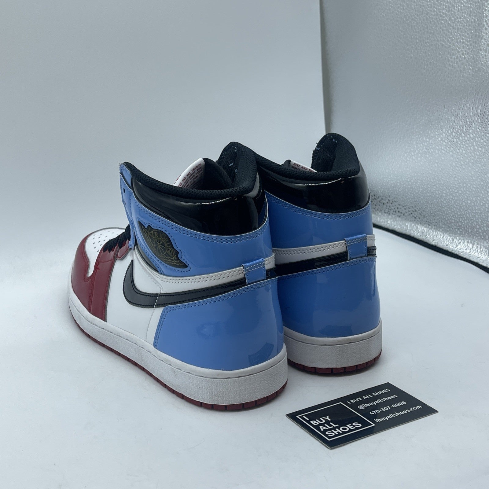Size 9.5 - Jordan 1 Retro OG High Fearless Blue Red Leather (CK5666-100)