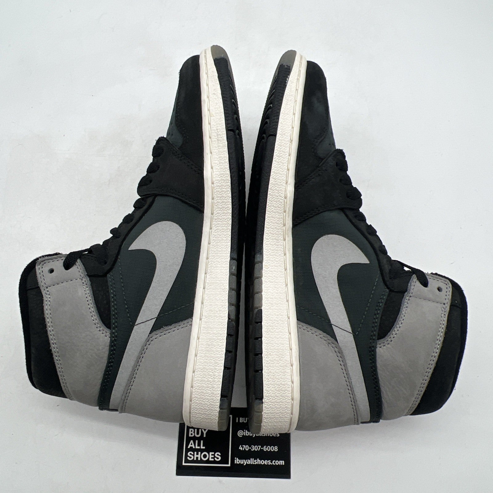 Size 8.5 - Air Jordan 1 Element GORE-TEX High Black Particle Grey (DB2889-001)