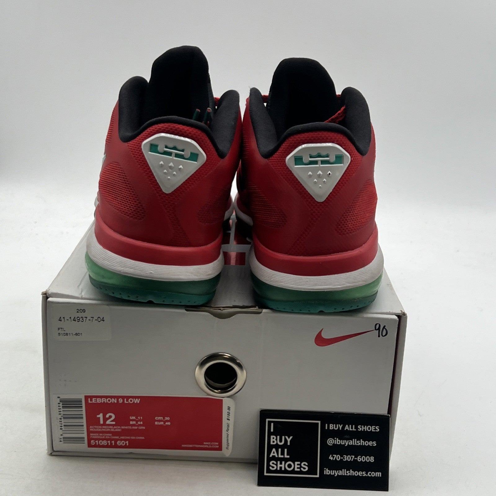 Size 12 - Nike LeBron 9 Low Liverpool (510811-601)