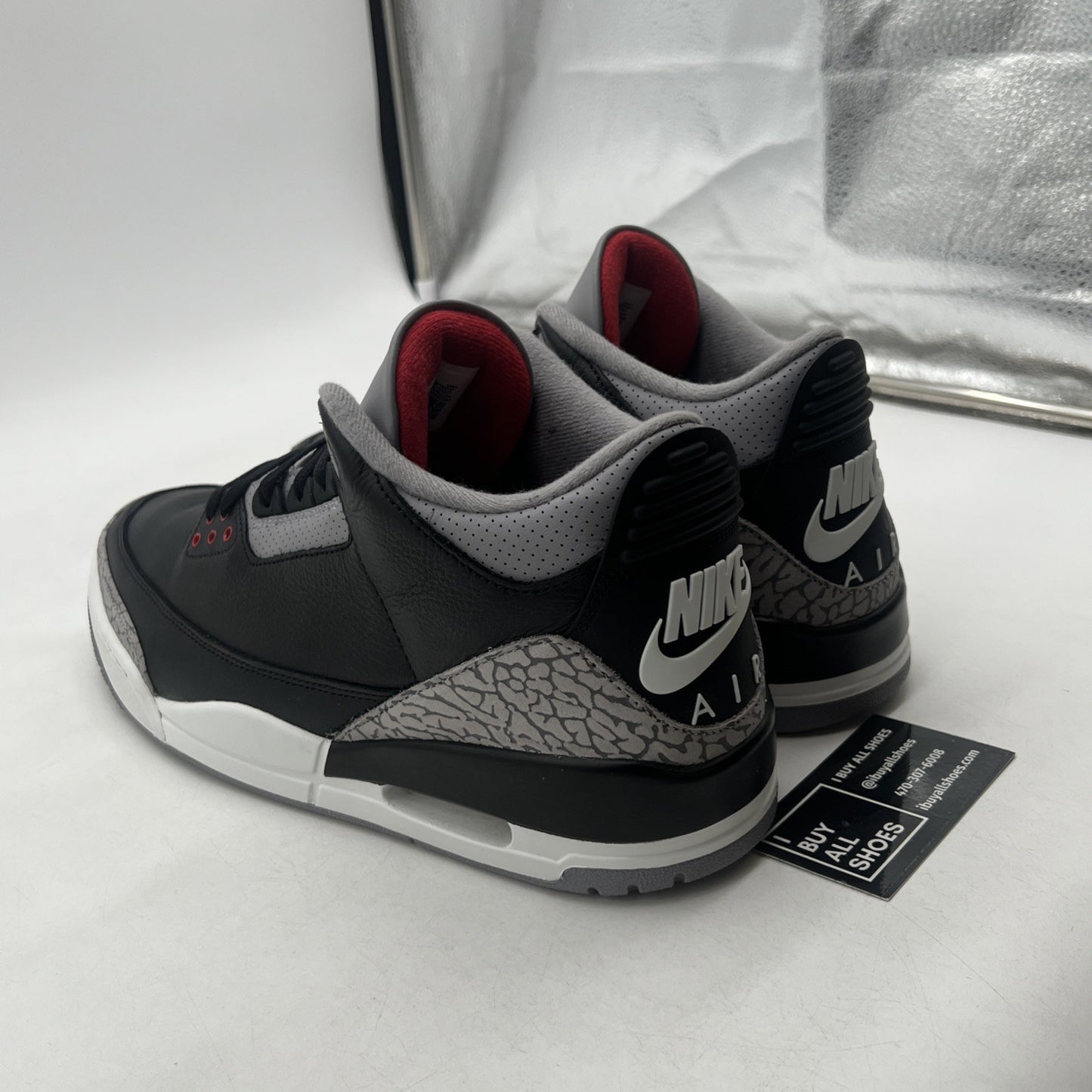 Size 13 - Air Jordan 3 Retro OG 2024 Black Cement (DN3707-010)