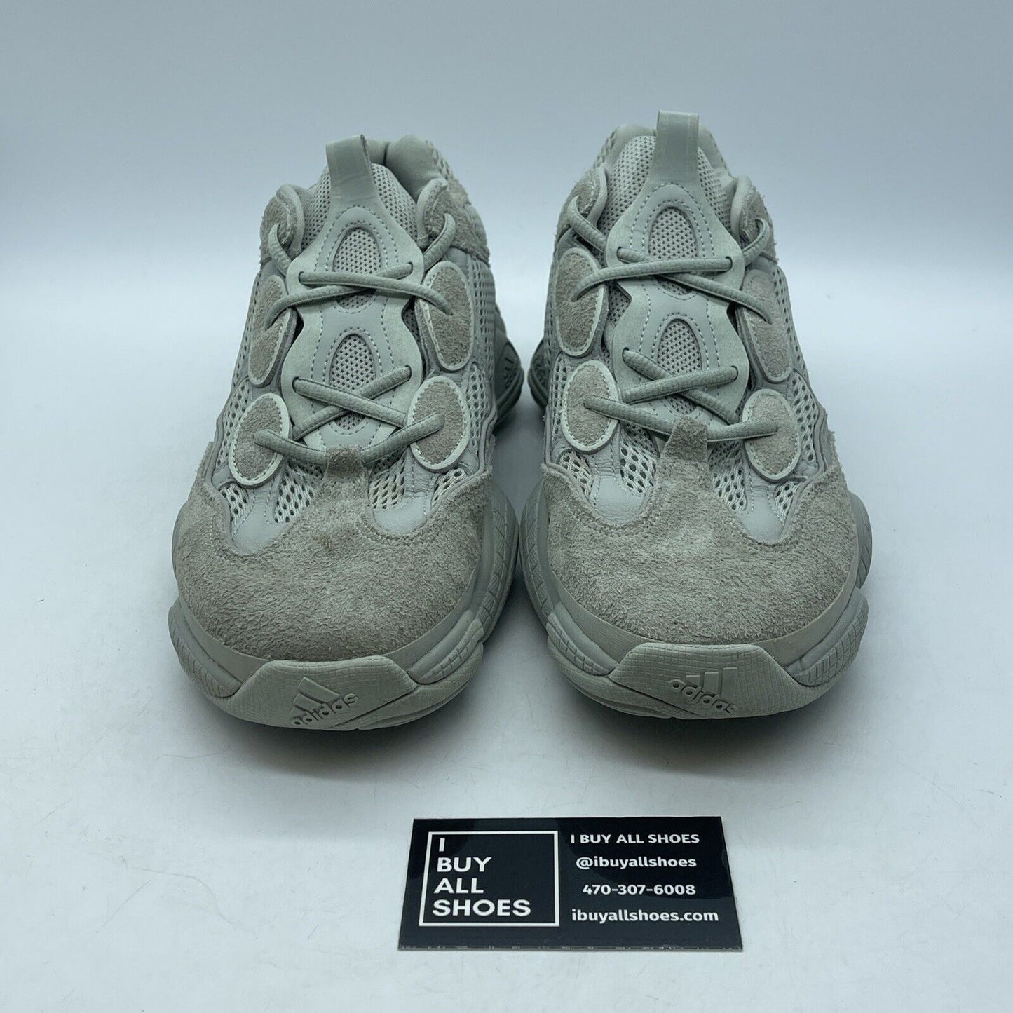 Size 10 - adidas Yeezy 500 Salt Grey Brown Suede Leather (EE7287)