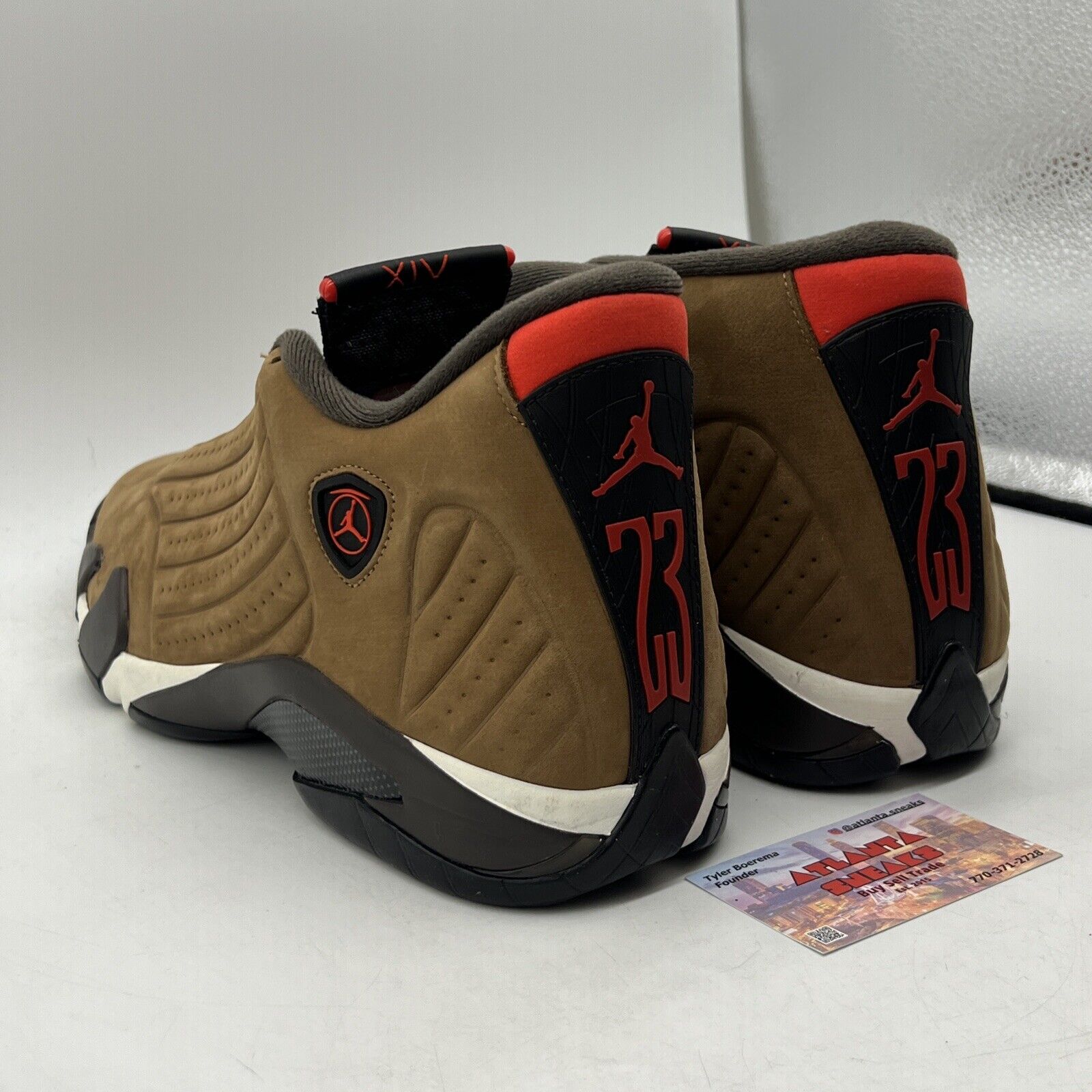 Size 14 - Air Jordan 14 Retro Winterized Red Black White Suede (DO9406-200)