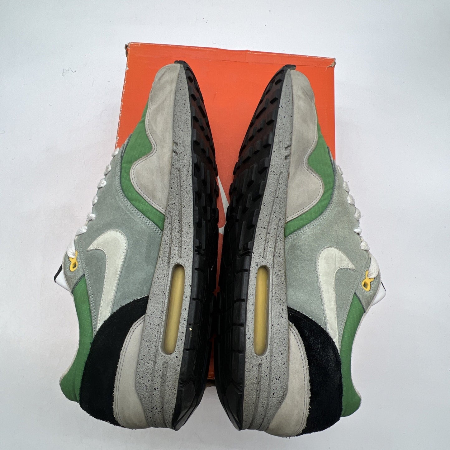 Size 12 - Nike Air Max 1 Skulls Pack - Classic Green (307133-301)