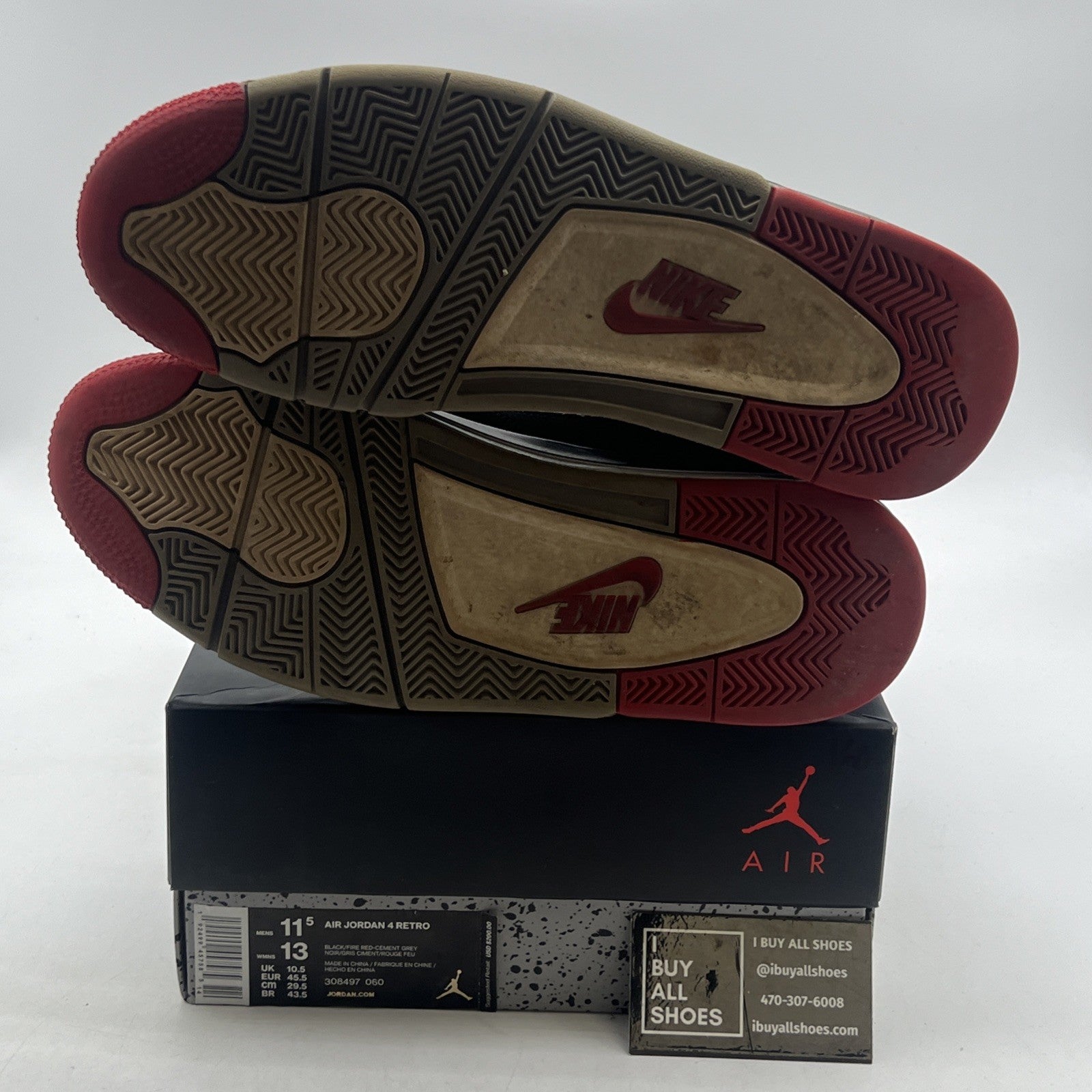 Size 11.5 - Air Jordan 4 Retro OG Mid Bred 2019 (308497-060)