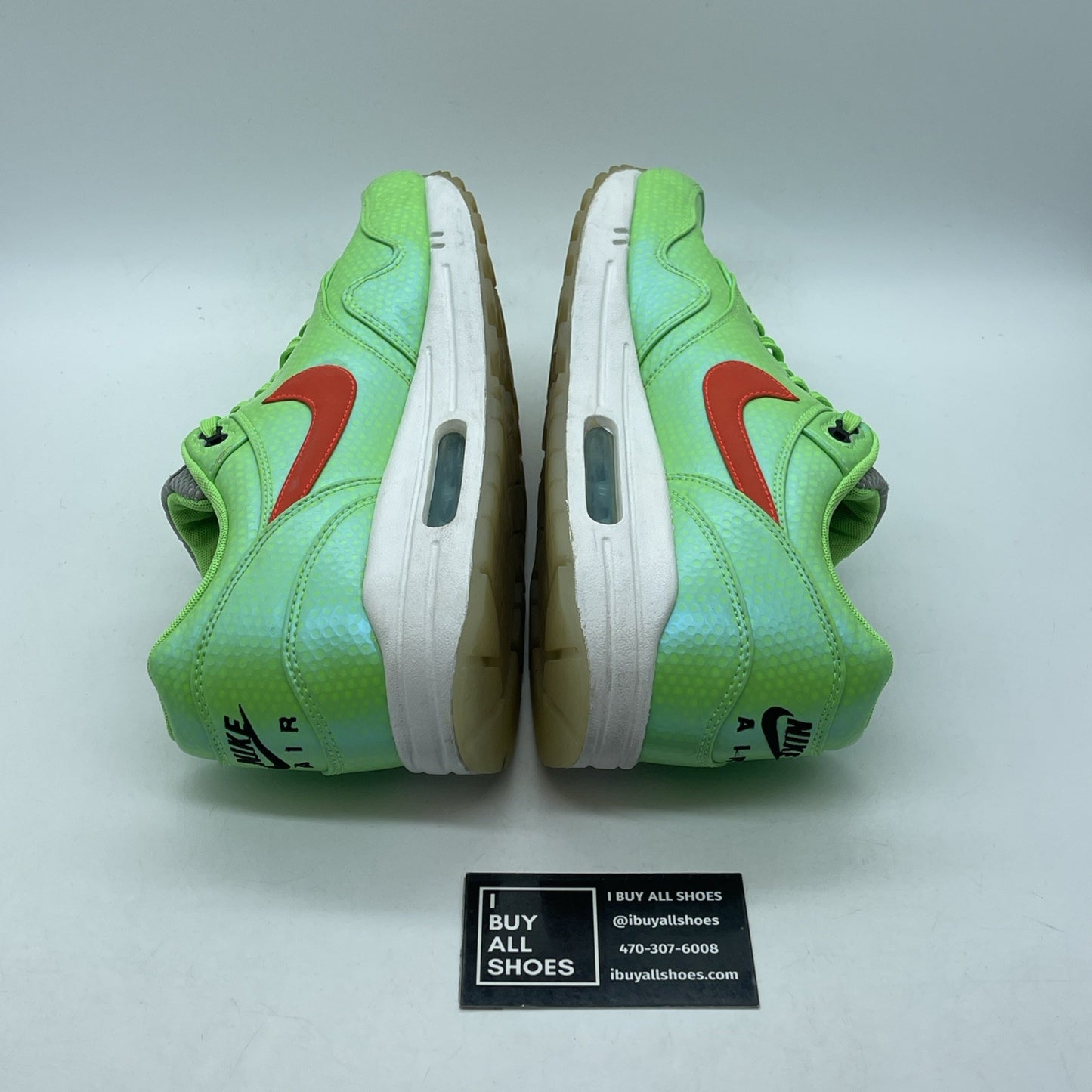 Size 10.5 - Nike Air Max 1 Fb Premium Qs Mercurial Pack Green (665874-400)