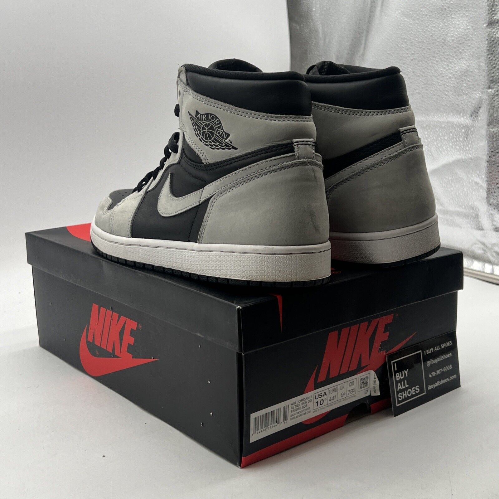 Size 10.5 - Air Jordan 1 Retro OG High Shadow 2.0 (555088-035)
