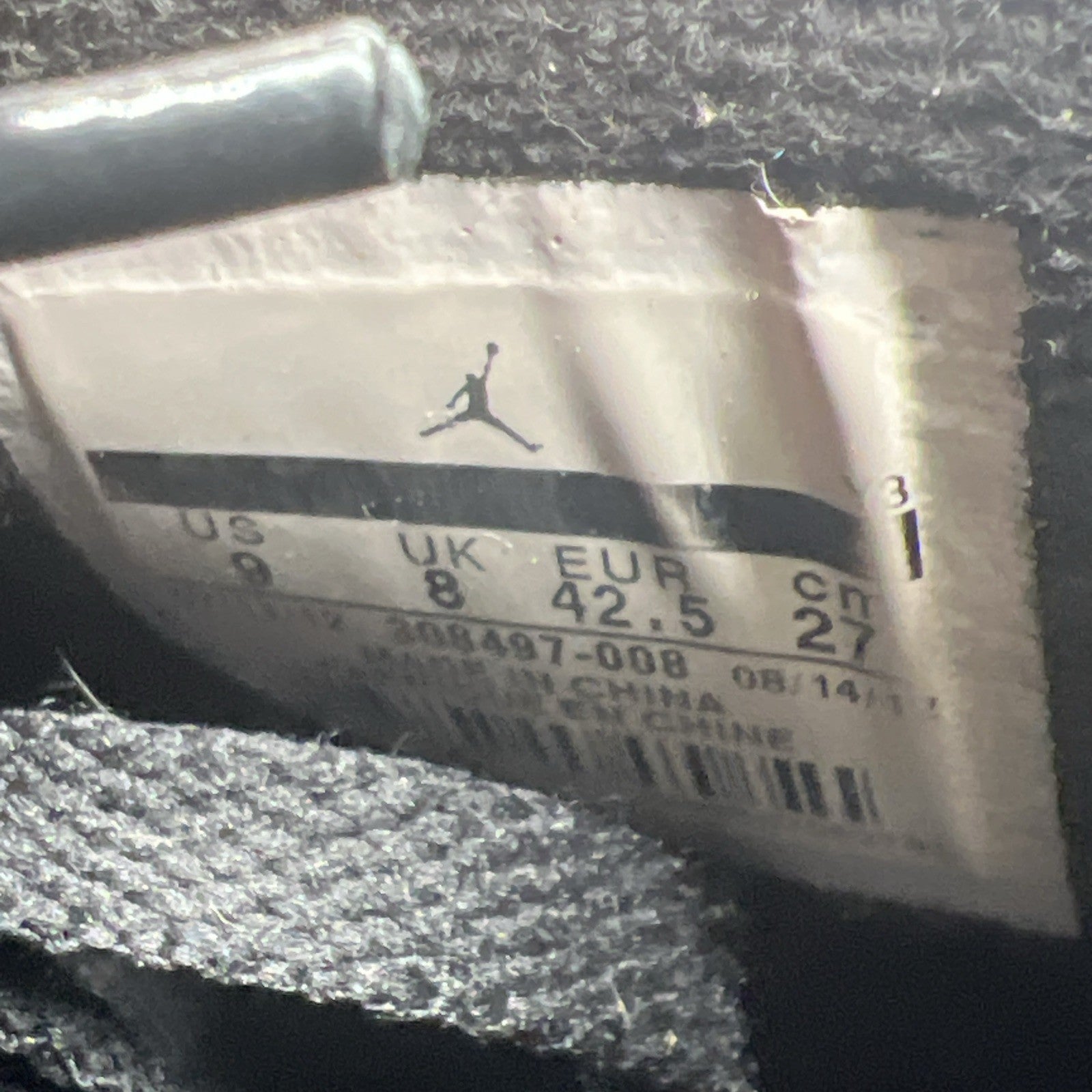 Size 9 - Air Jordan 4 Retro Low Thunder (308497-008)