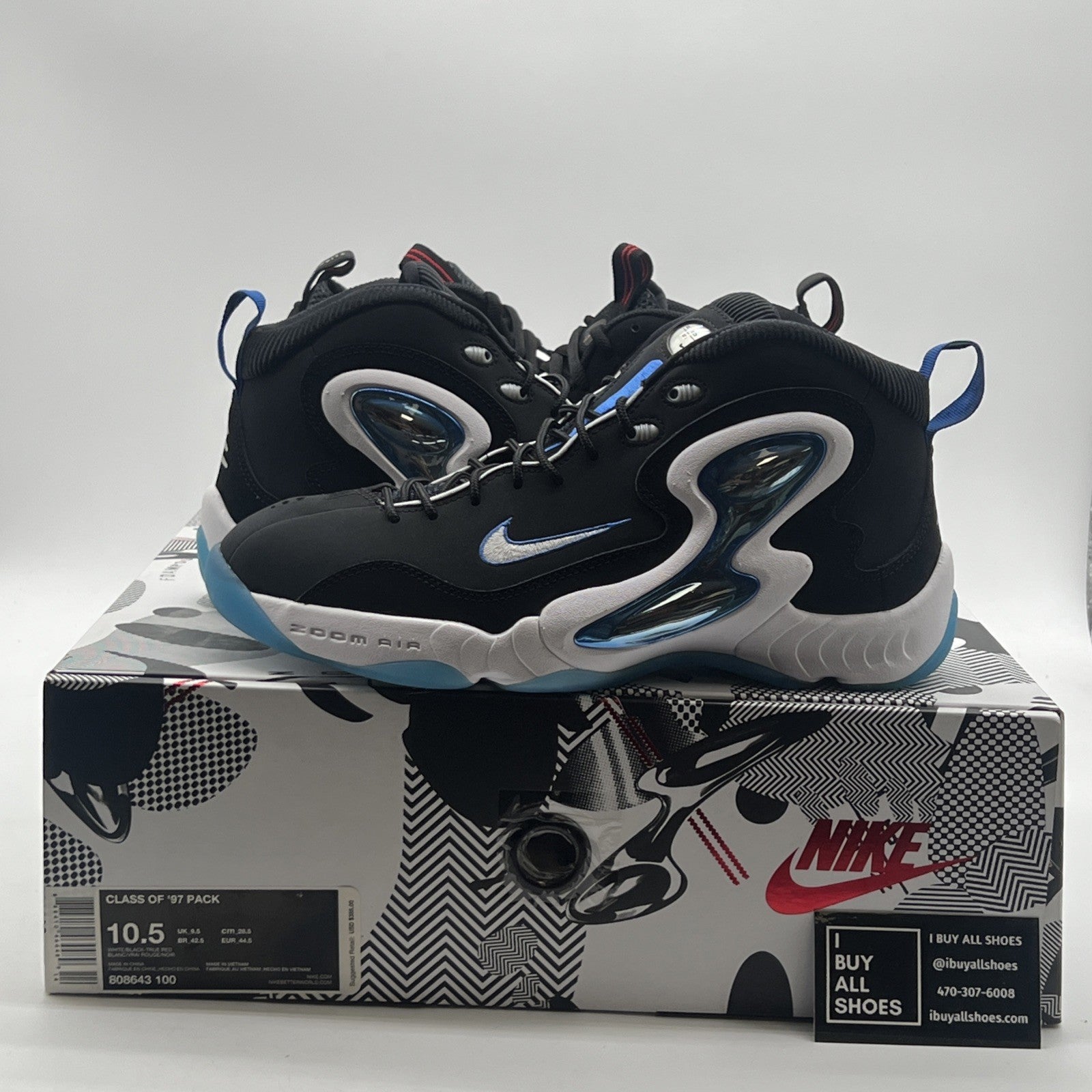 Size 10.5 - Nike Class of '97 Pack Multicolor (808643-100)