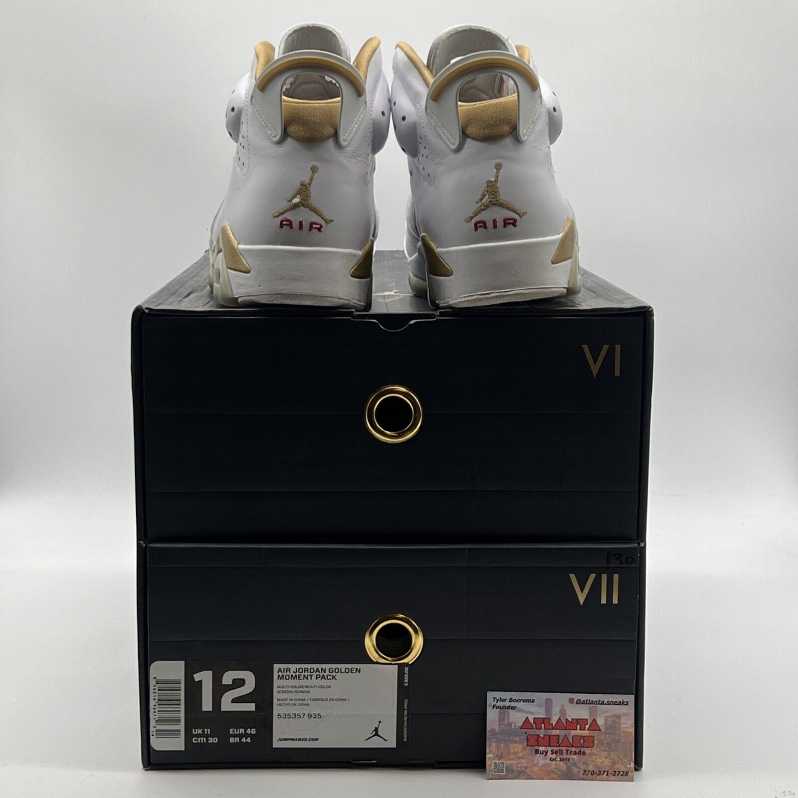 Size 12 - Air Jordan 6 Retro GMP (384664-135)