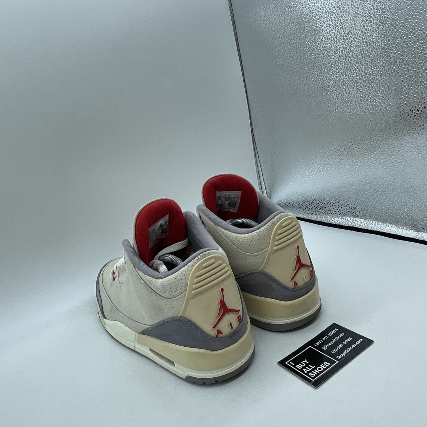 Size 10.5 - Jordan 3 Muslin Tan Grey Suede Suede Leather (DH7139-100)