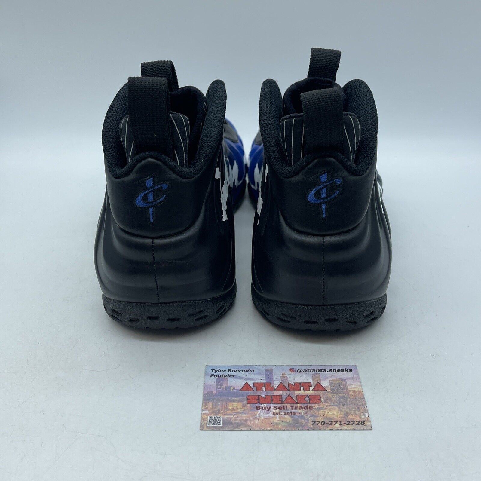 Size 10 - Nike Air Foamposite One 1996 All-Star Game Black Blue (CN0055-001)