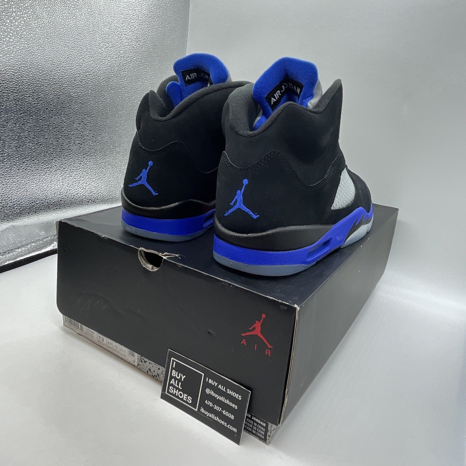 Size 13 - Air Jordan 5 Retro Mid Racer Blue (CT4838-004)