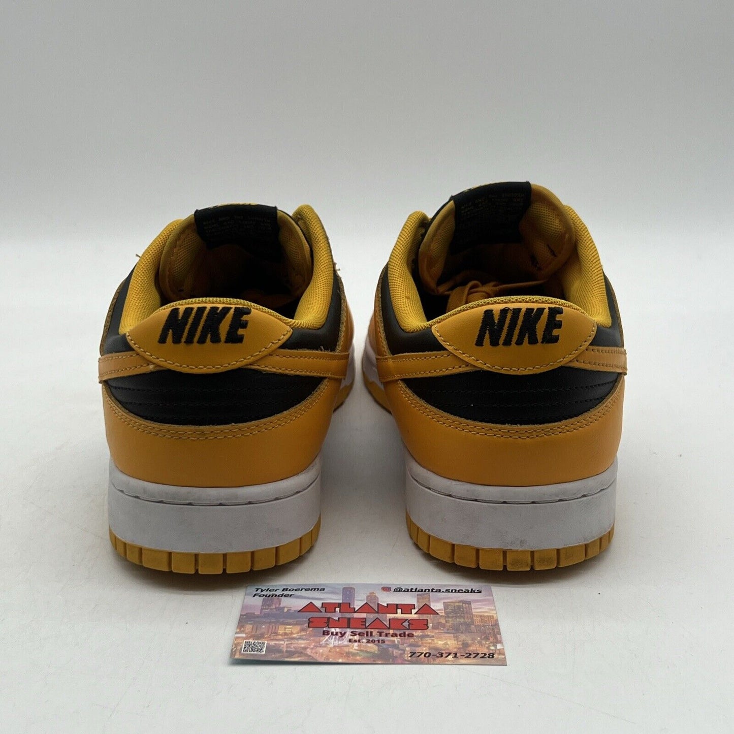 Size 12 - Nike Dunk Low Goldenrod Black White Yellow Leather (DD1391-004)