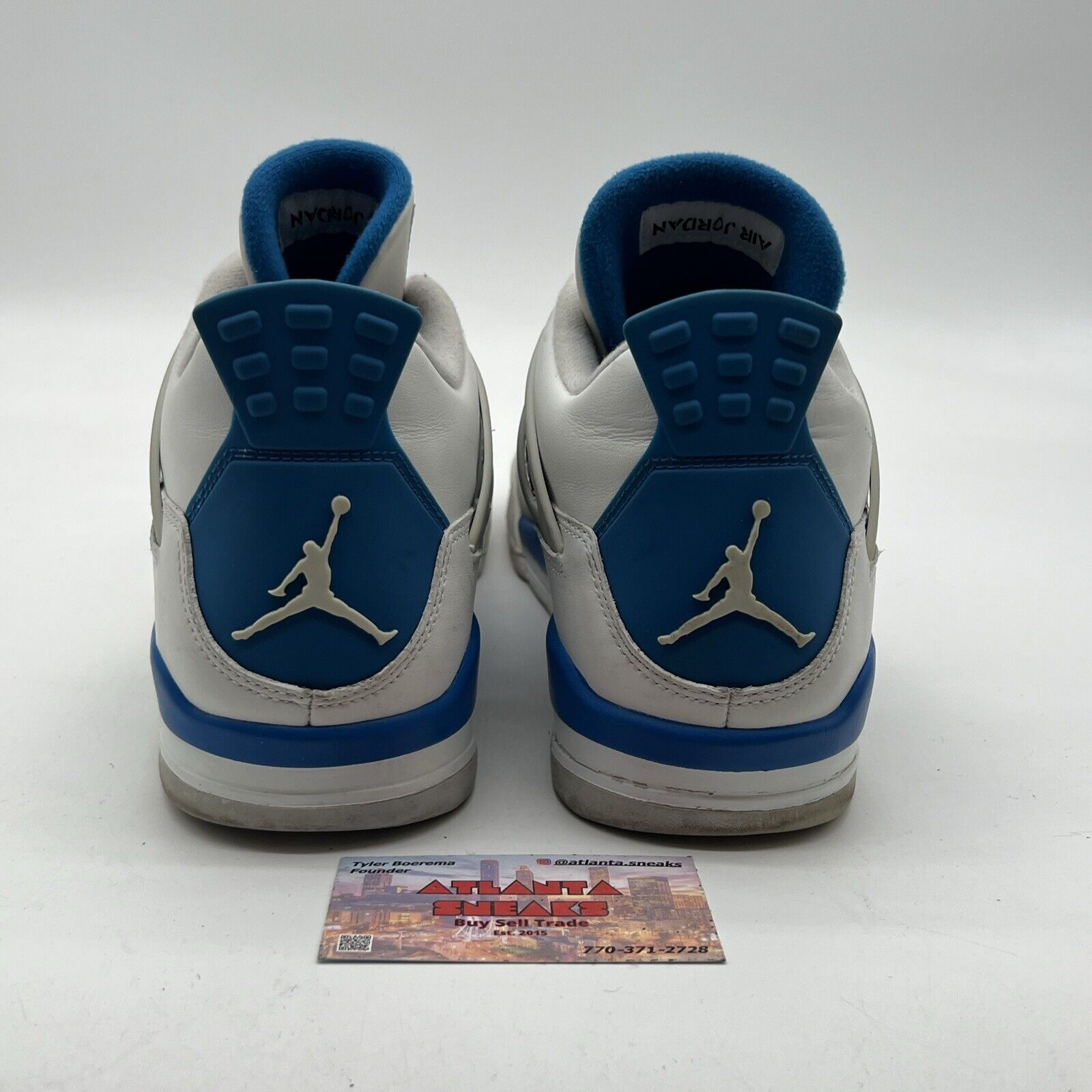 Size 12 - Air Jordan 4 Retro Military Blue 2012 (308497-105)